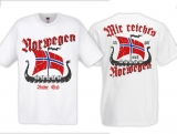 T-Hemd - Mir reichts ich geh nach Norwegen - weiß