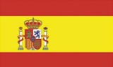 Fahne - Spanien mit Wappen