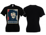 T-Hemd - Widerstand - Gegen das System - schwarz