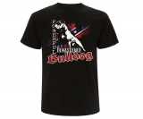 Frauen T-Shirt - Bulldog - Powerful - Südstaaten Fahne