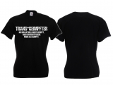 Frauen T-Shirt - Trans*geimpft - schwarz