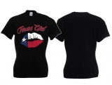 Frauen T-Shirt - Texas Girl - schwarz