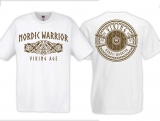 Frauen T-Shirt - Nordic Warrior - Viking Age - weiss