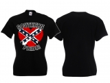 Frauen T-Shirt - Herz - Southern Pride - schwarz