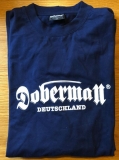 Doberman - T-Shirt - navy +++EINZELSTÜCK+++