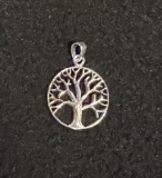 Silber Kettenanhänger - keltischer Baum - mittel - 925 Sterlingsilber
