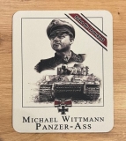 Mausunterlage / Mousepad / Mauspad - Michael Wittmann - Panzer-Ass