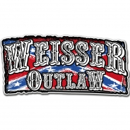 PVC Aufkleber - Weisser Outlaw