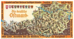 Bildwandkarte - Die deutsche Ostmark