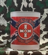 Glas Tasse - KKK - White Power - Südstaaten