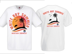 T-Hemd - White Boy Summer - Deutsch Südwest - weiß