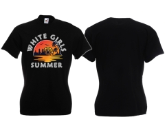 Frauen T-Shirt - White Girls Summer - Sonnenaufgang