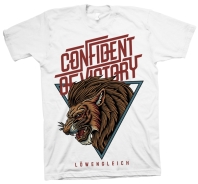 T-Hemd - Confident of Victory - Löwengleich - Shirt weiß