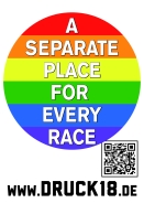 A Separate Place for every Race - Aufkleber Paket 10 Stück