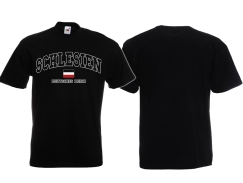 Frauen T-Shirt - College Stil Deutsches Reich - Schlesien