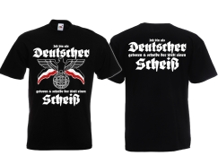 Frauen T-Shirt - Ich bin als Deutscher geboren