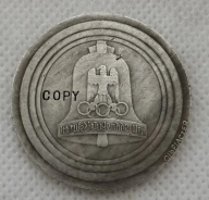 Medallie - Olympia 1936 - BERLIN - Motiv 2 - silbern - Sammleranfertigung +++EINZELSTÜCK+++