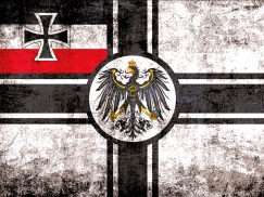Blechschild - 30x40cm - Reichskriegsflagge - vintage