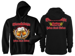 Kapuzenpullover - Bieraktivist - heben statt kleben - Motiv 1