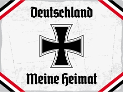 Blechschild - 12x18cm - Deutschland meine Heimat - Motiv 5