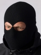 PG Wear - Mütze mit Maske - Troublemaker 22 - schwarz / Sturmhaube