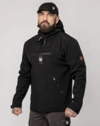 PG Wear - Full Face Softshell Jacke “Bastion” - Schwarz