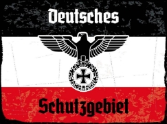 Blechschild - 20x30cm - Deutsches Schutzgebiet - Motiv 4