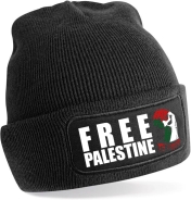 Mütze - BD - Free Palestine - schwarz