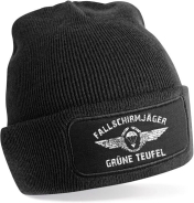 Mütze - BD - Fallschirmjäger - Grüne Teufel - schwarz