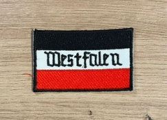 Aufnäher - Westfalen - schwarz-weiß-rot