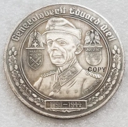 Medallie - Generaloberst Eduard Dietl - silbern - Sammleranfertigung