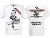 Frauen T-Shirt - Helden für Deutschland - Adolf Galland - weiß