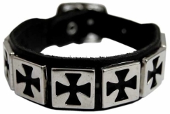 Armband - Eisernes Kreuz - 2 - Leder