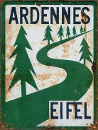 Blechschild - 20x30cm - Ardennen / Ardennes - Eifel