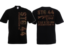 Frauen T-Shirt - Sturmgewehr - STG 44 - schwarz/erbsentarn