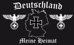 Fahne - Deutschland - Meine Heimat - Motiv 3 (262)