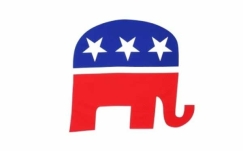 Fahne - USA - Republikaner