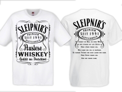 Frauen T-Shirt - Sleipnir - Du trinkst ein Bier, ich einen Whiskey - weiß