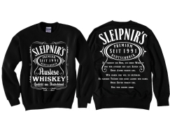 Pullover - Sleipnir - Du trinkst ein Bier, ich einen Whiskey - schwarz