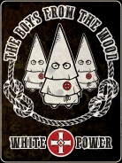 Holzschild - 30x40cm - KKK - The Boys from the Hood