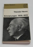Buch - Theodor Heuss - Erinnerungen 1905 - 1933 +++EINZELSTÜCK+++