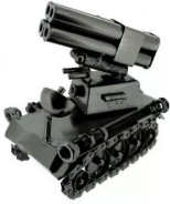 Dekoration - Stahl Raketen Panzer