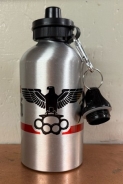 Trinkflasche - Anti Antifa - silber - 80 mm - Aluminium - 600 ml