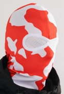 Sturmhaube - PG Wear - Camouflage - Rot/Weiß