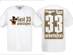 Frauen T-Shirt - 1. Mai - Seit 33 arbeitsfrei - weiß