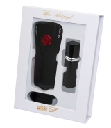 Geschenkbox: Taschenlampe/Lippenstift mit Alarm (Schwarz)