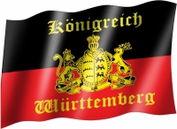 Fahne - Königreich Württemberg - klassisch (88)