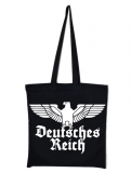 Stoffbeutel - Deutsches Herz - schwarz