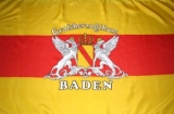Fahne - Grossherzogthum Baden mit Schrift (97)