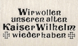Pin - Kaiser Wilhelm II